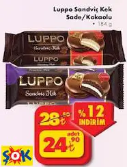 LUPPO SANDVİÇ KEK SADE/KAKAOLU 184 G